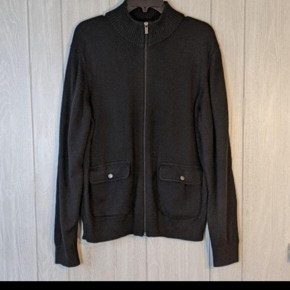 Michael Michael Kors full zip sweater sz L EUC - Picture 1 of 6